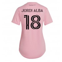 Inter Miami Jordi Alba #18 Hemmatröja Kvinnor 2023-24 Korta ärmar